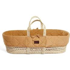 Natural Quilted Moses Basket & Mattress 