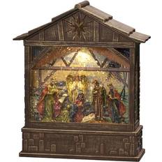 Konstsmide Water Lantern Nativity Scene Christmas Lamp 25.5cm