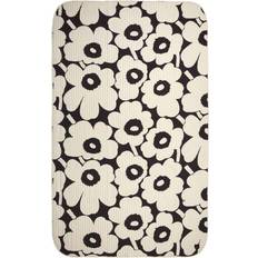Marimekko Unikko Sengetæppe Sort, Beige (260x160cm)