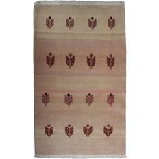 Arkiio Handknuten Persisk Gabbeh Khorasan 100x150 Rosa, Beige