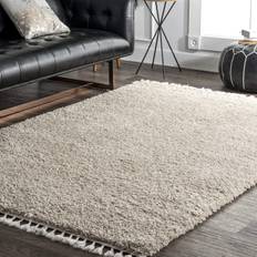 White Carpets Nuloom StyleWell Neva Plush Shag Beige, White