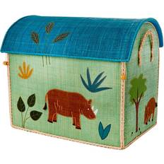 Rice Raffia Storage House Large Rhinoceros