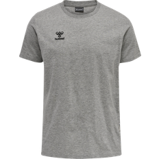 Hummel Move Grid Cotton T-shirt S/S Men - Grey Melange