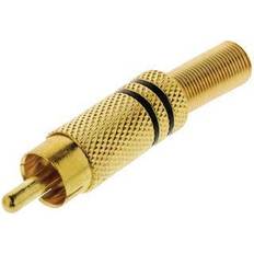 Stik RCA Han Guld/Sort
