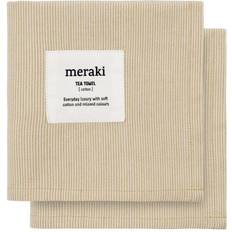 Meraki Handdukar Meraki Verum 55x75 white-safari Kökshandduk Vit