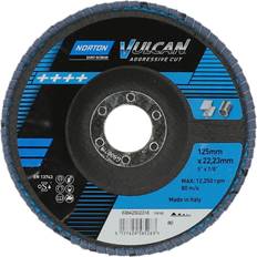 Lamellrondell Vulcan 125x22,23mm K80, konisk