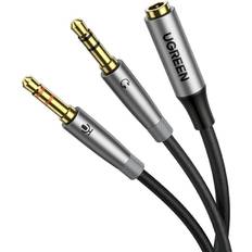 Aux splitter Ugreen 3.5mm - 2x3.5mm M-F 0.2m
