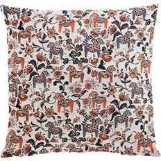 Arvidssons Textil Leksand Mini Jacquard Kuddöverdrag Blå, Orange, Beige
