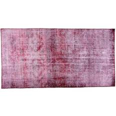 Arkiio Handknuten Persisk Vintagematta Tabriz 104x201 Röd, Rosa