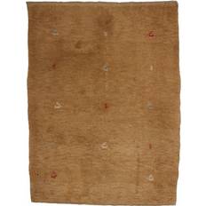 Arkiio Handknuten Persisk Gabbeh Shiraz Creme 105x138 Beige