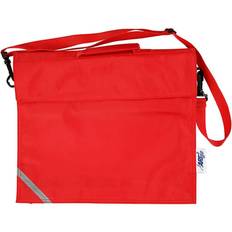 Vandtætte Messenger-tasker Diverse Skoletaske, rød, D: 6 cm, str. 36x31 cm, 1 stk