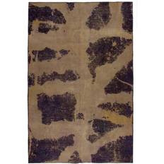 Arkiio Handknuten Persisk Vintagematta Tabriz 133x205 Beige, Lila