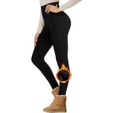 Blue Tights NexiEpoch Fleece Lined Leggings Women - Black