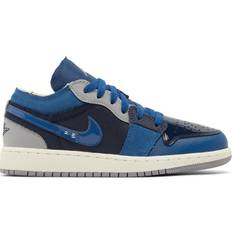 Nike Air Jordan 1 Low SE Craft GS - Obsidian/French Blue/Sail/Ashen Slate