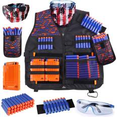 Foam Weapon Accessories Kids Tactical Vest Kit for Nerf Guns