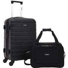 Built-In Charger Suitcase Sets Wrangler Smart Luggage - Set of 2