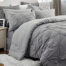 Bedsure Full Size Bedspread Red, Pink, Blue, Purple, Grey, Beige, White, Black, Orange (243.8x205.7cm)