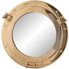 Brass Wall Mirrors Dkd Home Decor S3039289 Wall Mirror 29cm