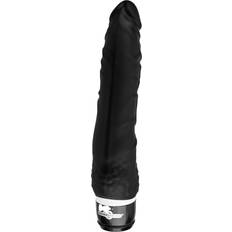 Stor dildo Seven Creations Sevencreations Klassisk Silikon Dildo Vibrator Stor Svart