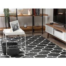 Nero Tappeti Furniturebox Tappeto Rettangolare Da Esterno 160x230 cm Aladana Nero, Bianco