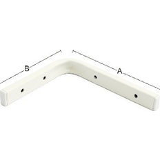 Habo Skuffebeslag & -udtræk Habo hyldeknægt F-profil 150x200mm 94128