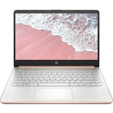 Webcam hd light HP Premium 14-inch HD Thin and Light Laptop, Intel Quad-Core Processor, 8GB RAM, 64GB Storage, Long Battery Life, Webcam, Bluetooth, HDMI, Wi-Fi, Rose Gold, Windows 11 + 1 Year Microsoft 365