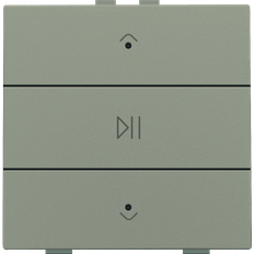 Audio tryk med LED, bronze, NHC