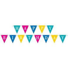 Unique Party Flagguirlande, Happy Birthday