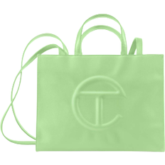 Magnetic Lock Fabric Tote Bags Telfar Medium Shopping Bag - Double Mint