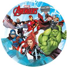 Dekora Avengers Kageprint Sukkerfri Ø15,5cm – Kagedekoration