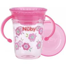 Vaaleanpunainen Mukit Nuby Eastmanin 360 sippy kuppi WONDER CUP 240 ml tritan