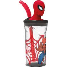 Economico Tazze Spiderman*bicchiere Con Cannuccia