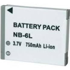 Nb 6l Conrad energy 250779 Kamera-batteri Erstatter original-batteri NB-6L 3.7 V 600 mAh