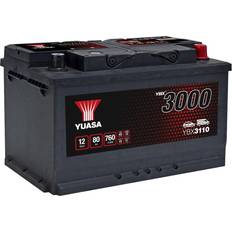 Bilbatteri 80ah Yuasa Batteri 80Ah 317X175X175