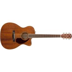 Fender Acoustic Guitars Fender Paramount PM-3 Triple-0 All-Mahogany Acoustic Guitar, Natural