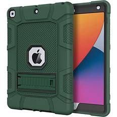 Case for iPad 9th Generation / iPad 8th Generation / iPad 7th Generation (10.2 Inch, 2021/2020/2019 Model), Slim Heavy Duty Shockproof Rugged Protective Case for iPad 10.2 inch