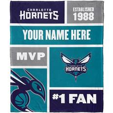 NBA Charlotte Personalized Sherpa Blankets Multicolour