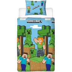 Minecraft Epic Design Reversible 2 Sided Bedding Duvet Cover Set 53.1x78.7"