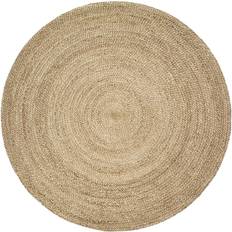 LR Home Boutique Round Jute White, Gray