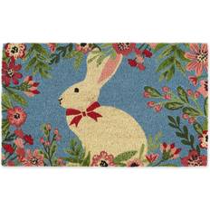 Entrance Mats Design Imports Easter Bunny Multicolor