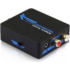 Convertidores D/A (DAC) DCU Convertidor Audio Digital Toslink 3.5mm
