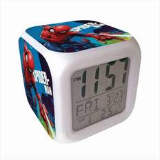 Billiga Väckarklockor Barnrum Kids licensing Spider-Man Cube Digital Cube Alarm Clock