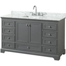 Vanity Units for Single Basins Wyndham Collection Deborah (WCS202060SKGCMUNSMXX)