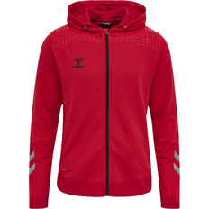 Hummel Lead Zip Poly Hoodie - True Red