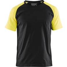 Gul T-shirts Blåkläder T-shirt - Sort/High Vis Gul