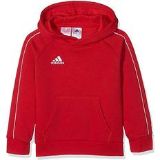 Adidas junior hoodie Barnkläder adidas Junior Core 18 Hoodie - Red (CV3431)