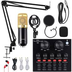 Alpowl BM-800 Mic Kit with Live Sound Card