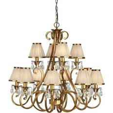 Antique brass chandelier Interiors Oksana Antique Pendant Lamp