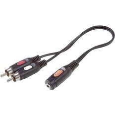 Kabel SpeaKa Professional SP-7870256 RCA Audio/phono Cable [2x RCA plug phono