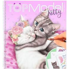 TOPModel Create Your Kitty Colouring & Sticker Book